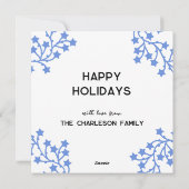 フォトスターリーススカンジナビアホリデーカード シーズンカード (裏面)