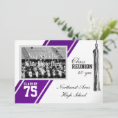 フォトストライプクラス付きバーシティ懇親会 招待状 (スタンド正面)