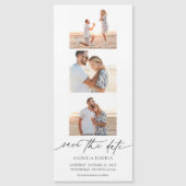 フォトストリップフォトブース結婚式の日付を保存 (正面)