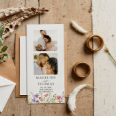 フォトストリップフローラ磁気結婚式の日付を保存