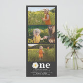 フォトストリップ誕生日招待状 招待状 (スタンド正面)