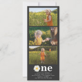 フォトストリップ誕生日招待状 招待状 (正面)