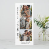 フォトストリップ セーブ・ザ・デート 招待状 (スタンド正面)