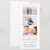フォトストリップ フォトブース ウェディング セーブザデート (正面/裏面)