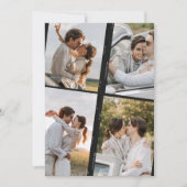 フォトストリモダンップウェディング日付の保存 セーブザデート (正面)