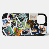 フォトスナップショットコラージダークウッドプランクス Case-Mate iPhoneケース (裏面 (横))