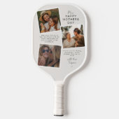フォトスナップショット母の日 ピックルボールラケット (裏面)