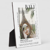 フォトスナップショット | モダンプリント旅行記念テープ フォトプラーク (側面)