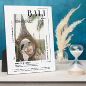 フォトスナップショット | モダンプリント旅行記念テープ フォトプラーク (側面)