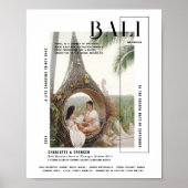 フォトスナップショット | モダンプリント旅行記念テープ ポスター (正面)