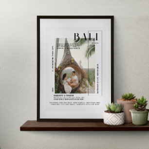 フォトスナップショット   モダンプリント旅行記念テープ ポスター