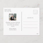 フォトスノークリスマス シーズンポストカード (裏面)