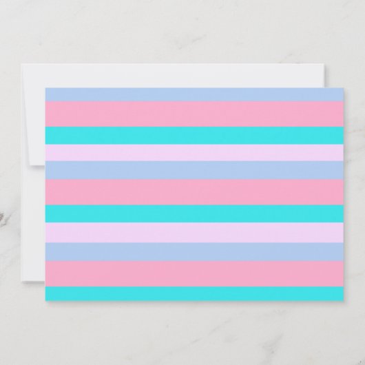 フォトスノーフレークスウィンユニコーン顔誕生日 招待状 (裏面)