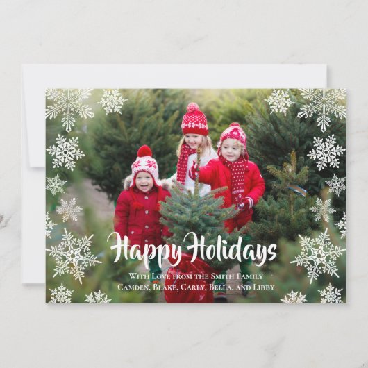 フォトスノーフレーク シーズンカード (正面)