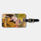 フォトスパーソナライズされたクリプトの愛 ラゲッジタグ (正面横)