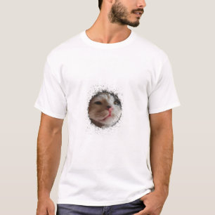 フォトスプラッシュテンプレートホワイトTシャツの追加 Tシャツ