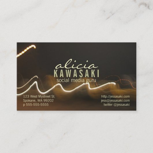 フォトスプレイング 名刺 (正面)