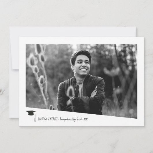 フォトスミニマルトレード角度付きフレーム 招待状 (正面)