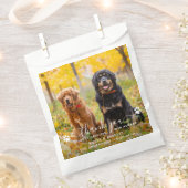 フォトスモダンクリプトありがとう犬のペット結婚ズ フェイバーバッグ (クリップ留めされた状態)