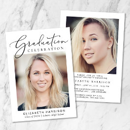 フォトスモダンクリプト卒業パーティー 招待状