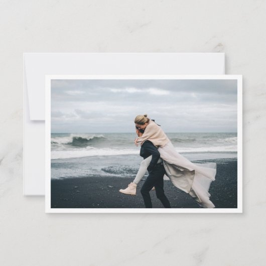 フォトスモダンクリプト結婚式の日付の保存 (裏面)