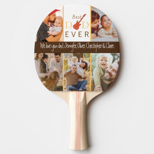 フォトスモダンポーツクール最高のパパEver Faters Day 卓球ラケット (正面)