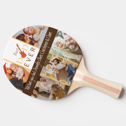 フォトスモダンポーツクール最高のパパEver Faters Day 卓球ラケット (横)