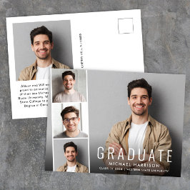 フォトスモダンリップの卒業 案内ポストカード