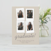 フォトス数々のナップスモダントの卒業 案内状 (スタンド正面)