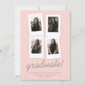 フォトス数々のナップスモダントの卒業 案内状 (正面)