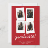 フォトス数々のナップスモダントの卒業 案内状 (正面)