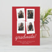 フォトス数々のナップスモダントの卒業 案内状 (スタンド正面)