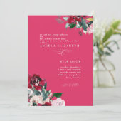 フォトセライズフローラエレガントな結婚式 招待状 (スタンド正面)