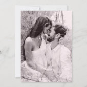 フォトセライズフローラエレガントな結婚式 招待状 (裏面)