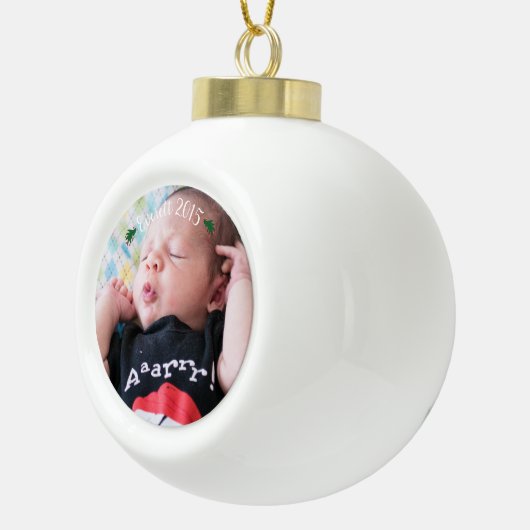 フォトセラミックボールの個人用設定オーナメント セラミックボールオーナメント (右)