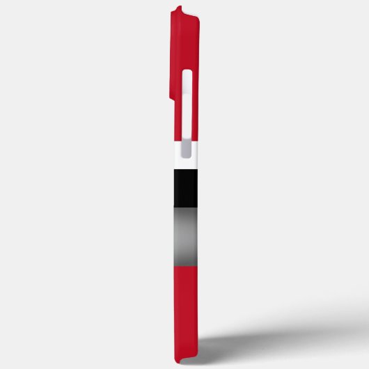 フォトセル電話ケースホワイトハートグラフィックHAMbWG Case-Mate iPhoneケース (裏面 / 左)