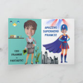 フォトセンセーショナルおもしろい誕生日カード カード (内部)