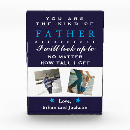 フォトセンチメンタル父の日誕生日ガラスブロック フォトブロック