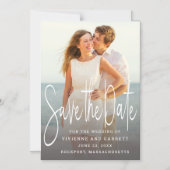 フォトセーブザデートマグネット、1枚 マグネット招待状 (正面)