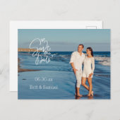 フォトセーブ・ザ・デート案内はがき 案内ポストカード (正面/裏面)