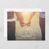 フォトセーブ・ザ・デート案内はがき 案内ポストカード (正面/裏面)