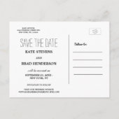 フォトセーブ・ザ・デート案内はがき 案内ポストカード (裏面)