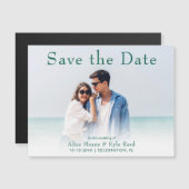 フォトセーブ・ザ・デート案内磁石 (正面/裏面)