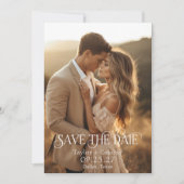 フォトセーブ・ザ・デート案内 招待状 (正面)