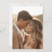 フォトセーブ・ザ・デート案内 招待状 (裏面)