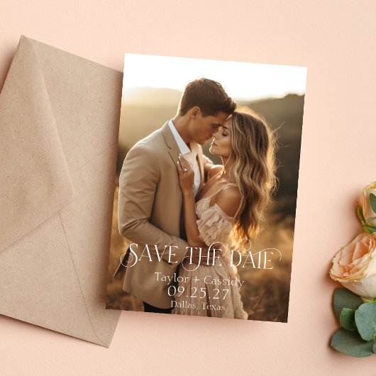 フォトセーブ・ザ・デート案内 招待状