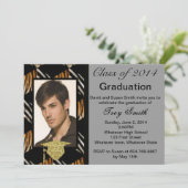 フォトゼブラとタイガーの卒業招待状 招待状 (スタンド正面)