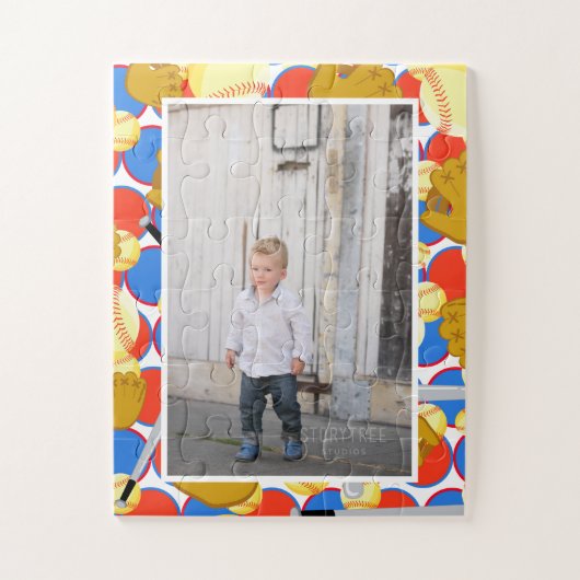 フォトソフトボールジグソーパズル ジグソーパズル (縦)