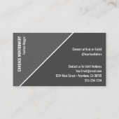 フォトソーシャルメディアのインフルエンサー 名刺 (裏面)