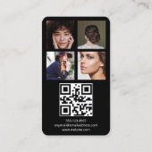 フォトソーシャルメディアブラック 名刺 (裏面)